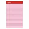 Universal Perforated Ruled Writing Pads, Narrow Rule, Red Headband, 50 Assorted Pastels 5 x 8 Sheets, 6PK UNV63016